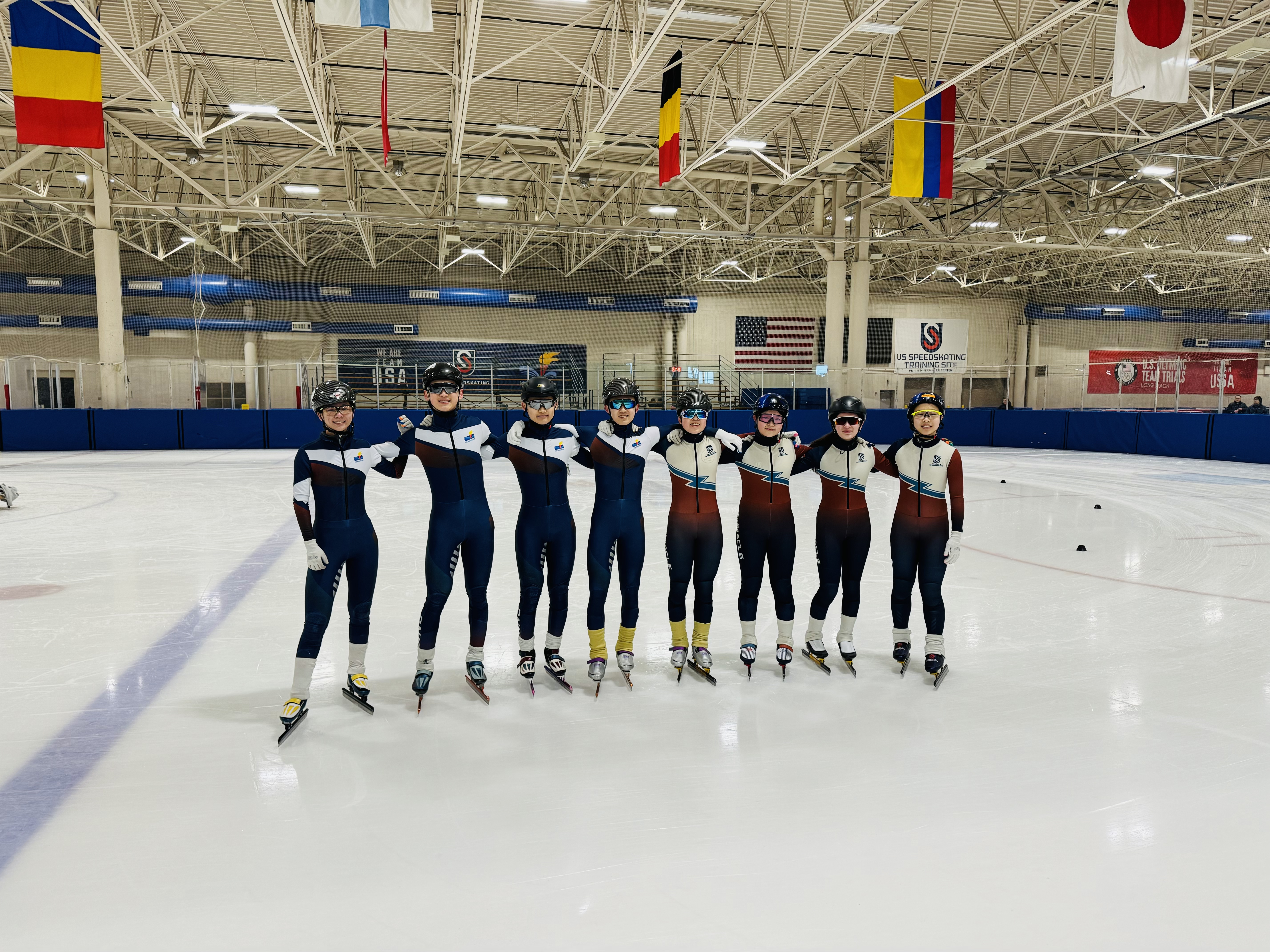 Elmbrook Alumni who competed at the 2024 US Short Track Speedskating Age Group Nationals